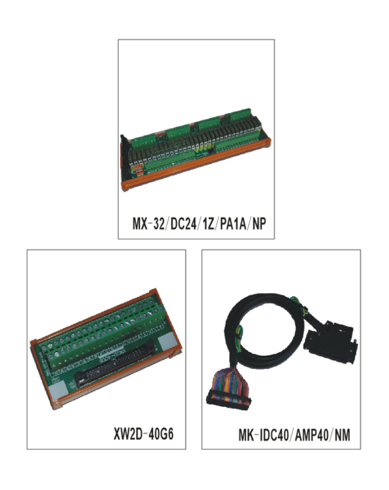 與OMRON PLC-CJ1W系列連線輸入、輸出模組